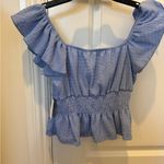 Altar'd State NWT Altar’d State blue babydoll top xs Photo 2