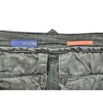 Pilcro  Pants Womens 27‎ Black Cargo Distressed Wide Leg Ankle Cropped Canvas Photo 4