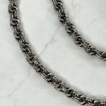 Silver Tone Double Ball Charm Metal Chain Link Belt Y2K One Size (OS) ✨ Photo 5