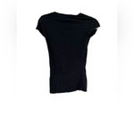 Derek Heart  Black Short Sleeve V Neck T-Shirt Small Photo 2