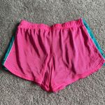 Adidas Pink and Teal Lined Athletic Shorts Photo 3