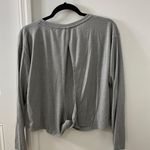 H&M Gray Activewear Long Sleeve Photo 2