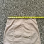 Free People beige cream Modern Femme denim mini skirt size 6 Photo 7
