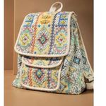 Monet Handmade Embroidered Large Boho Backpack with Tassels New with Tags Photo 5