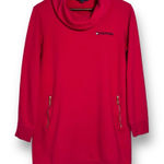 Tommy Hilfiger Cowl Neck Tunic Sweater Dress | Size S | Zipper Pockets | Logo Photo 0