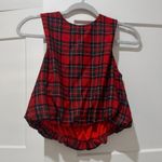 FancyD 2 Piece Bubble Set Plaid Red Photo 2