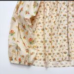 DOEN Cream Floral Blouse M Size M Photo 7