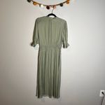 Anthropologie  Current Air Cap May sage green midi dress Photo 4