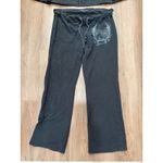 Seven7 Luxe Women's Hoodie &‎ Pants Set Butterfly Graphic Size 18/20 Black Photo 5