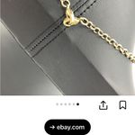 Premier Design Necklace Lotus Brassy Tone Faux Turquoise Gold Photo 4