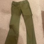 Tiger Mist Olive Green Button-Front Pants Photo 1