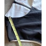 Vince Camuto  women’s Size 10 Retro Pattern Red Black White Dress Zip Formal Photo 8