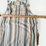 For Cynthia Striped‎ Dress Linen Blend Size Large Photo 4