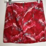 Free People ‎ Modern Femme Tie-Dye Denim Skirt - 4 Photo 4