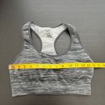 Shadow Sport Heather Gray Removable Padded Racerback Sports Bra Women's Medium Photo 4