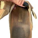 Birkenstock Arizona Suede Leather Sandals EU 39 US 8 Beige Neutral Slide Photo 4