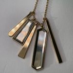 CAbi Gold Mirrored Geo Long Necklace Photo 4