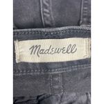 Madewell  The MomJean Black Distressed High Waist Straight Denim Jeans Pants 26 Photo 2