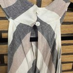 Venus Neutral Stripe Maxi Dress Size 10 Photo 6