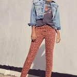 NWOT MOTHER Looker HighRise Leopard Ankle Fray Skinny Jeans in Animal Attraction Size 29 Photo 9