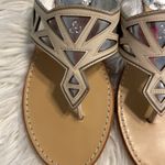 Sam Edelman Sandals size 9.5 excellent condition see pictures color silver/cream Photo 3