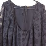 Forever 21 Black Floral Shift Dress Size Medium Photo 4