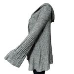 Carolyn Taylor Womens Cardigan Sweater Hooded Oversized Button Closure Medium Photo 3