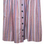 Madewell  Women’s Scoop Neck Tank Dress Rainbow Stripe Size Small Photo 4