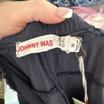 Johnny Was  Women’s XL Blue Satin Cargo Jogger Pants New Photo 4