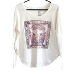 Madewell Bull Skull Waffle Knit Long Sleeve - XS Photo 0