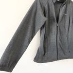 Columbia Full Zip Fleece Jacket in Dark Charcoal Gray Size S Photo 1