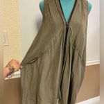 ALLSAINTS Olive Green Silk Lewis Tunic Mini Dress β Size 0 Photo 2