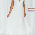 Hello Molly White Midi Dress Photo 0