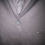 RD Style Stitch Fix  black one button blazer faux leather sides/sleeves sz S NWT Photo 8