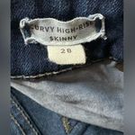 Madewell Curvy High Rise Skinny Size 28 Dark Wash Photo 7