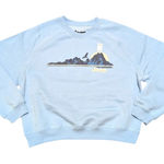 Jeep 🆕  Womens L Sky Blue Wrangler Sweatshirt Live Free Authentic Merch NEW Photo 0