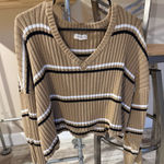 LA Hearts  Cropped V Neck Sweater Photo 0