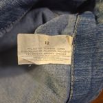 Gloria Vanderbilt Short Blue denim Jean Skirt size 12 Photo 4