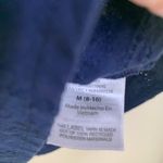 Time & Tru  Blue 100% Cotton All Over Embroidered Shell Sz Medium Photo 2