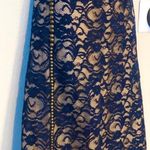 Anthropologie NWOT  Ruth dark navy lace skirt. Sz 4 Photo 2