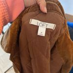 Loft Velour Rust Peacoat Photo 2