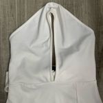 House of Harlow  1960 x Revolve White Bodycon Halter Neck Midi Dress- Size Medium Photo 3