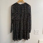 AFRM X Nordstrom Spring Garden Ditsy Dress Size Large Black Photo 1