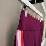 Athleta Contender Side Stripe Capri in Powerlift Small Magenta Photo 3