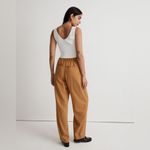 Madewell The Neale Straight-Leg Pant in Drapeweave tan Photo 3