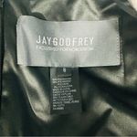 Jay Godfrey Size 8 Multicolor Shimmer Satin Abstract Cocktail Pencil Dress Silver Photo 7