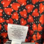 Disney  Alice Through the Looking Glass Black/Red Heart Cold-Shoulder Dress Sz M Photo 9