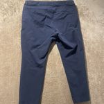 Old Navy  Pants Womens 18 Plus High Rise Pixie Navy Blue Ankle Casual Straight Photo 2