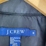 J.Crew Black Zip Up Long Sleeve Lightweight Collared Jacket Women's Size Medium Photo 4