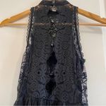 Love + Harmony Black Lace Mini Button Back Dress Size Small Photo 10